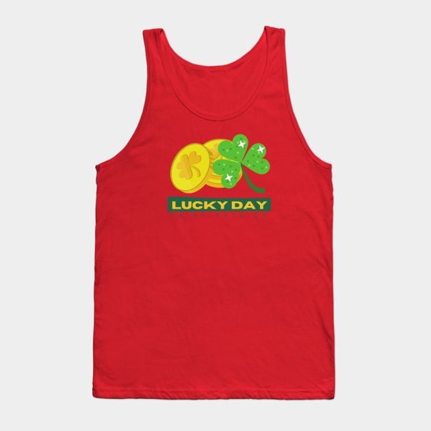 Saint Patrick Day Tank Top by François Belchior